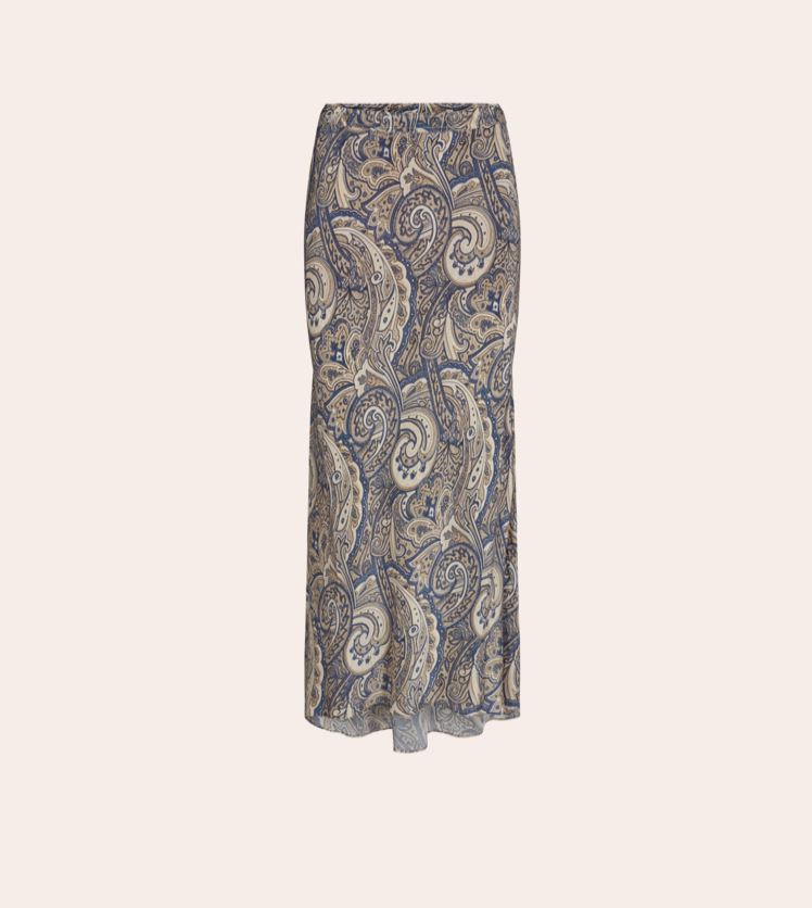 Mosmosh Stinna Paisley Skirt Paisley Print - Bergströms i Smedjebacken